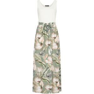 Cloud5ive Zomerjurk  olijfgroen / donkergroen / abrikoos / wit