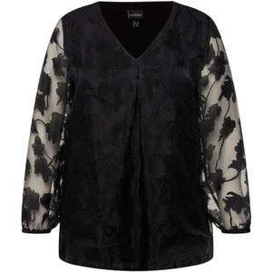 Ulla Popken Blouse  zwart