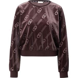 Liu Jo Sweatshirt  chocoladebruin / grijs