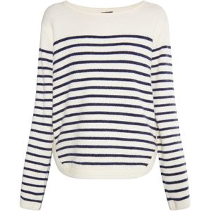 DreiMaster Maritim Trui  marine / wolwit