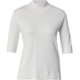 More & More - Gebreid Shirt - Dames - Opstaande Kraag