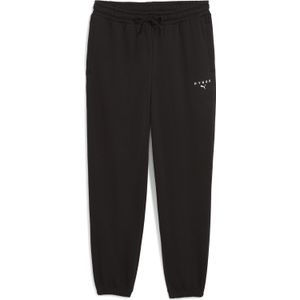 PUMA - Joggingbroek - Grijs - Fleece - Relaxte Pasvorm