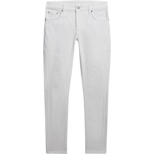 Superdry - Jeans - Wit - 5-pocket-style - Skinny - Mid waist - 7/8 lengte