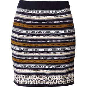 ABOUT YOU Rok 'Pernilla'  donkerblauw / bruin / wit