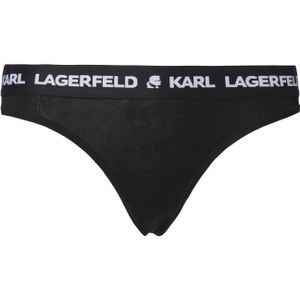 Karl Lagerfeld String  zwart / wit