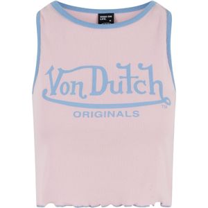 Von Dutch Originals Top 'Ashley'  lichtblauw / rosa