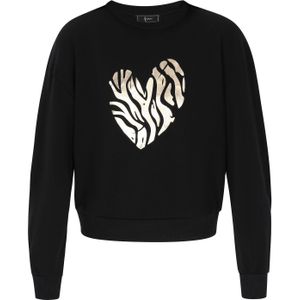 faina Sweatshirt 'Fashion Look'  goud / zwart