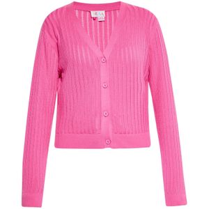 IZIA Gebreid vest  pink