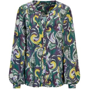 Goldner Blouse  geel / groen / lila