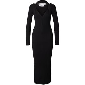 EDITED Gebreide jurk  zwart