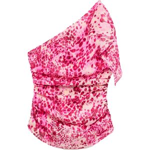 MANGO Top 'Corrine'  pink / rosa / poederroze / donkerroze