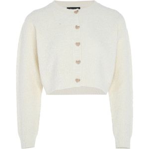 aleva Gebreid vest  wolwit