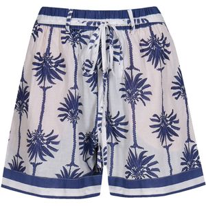 South Beach Broek  royal blue/koningsblauw / wit
