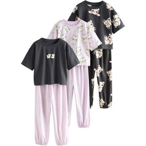 Next Nachtkledij  beige / rosa / zwart