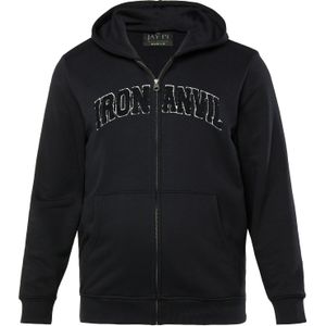 JAY-PI Sweatvest  zwart / wit