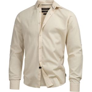 INDICODE JEANS Overhemd 'Brayden'  beige