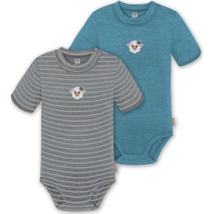 normani Rompertje/body ' '  blauw / grijs / gemengde kleuren