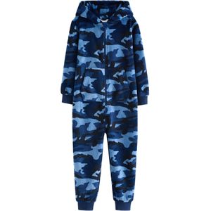 Next - Nachtkledij - Navy - Camouflage - Gerecycled Materiaal - Lang/maxi