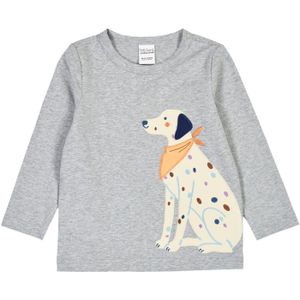 Fred's World by GREEN COTTON Shirt  ecru / navy / grijs / oranje