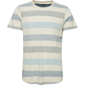 BLEND Shirt 'Efkin'  beige / blauw