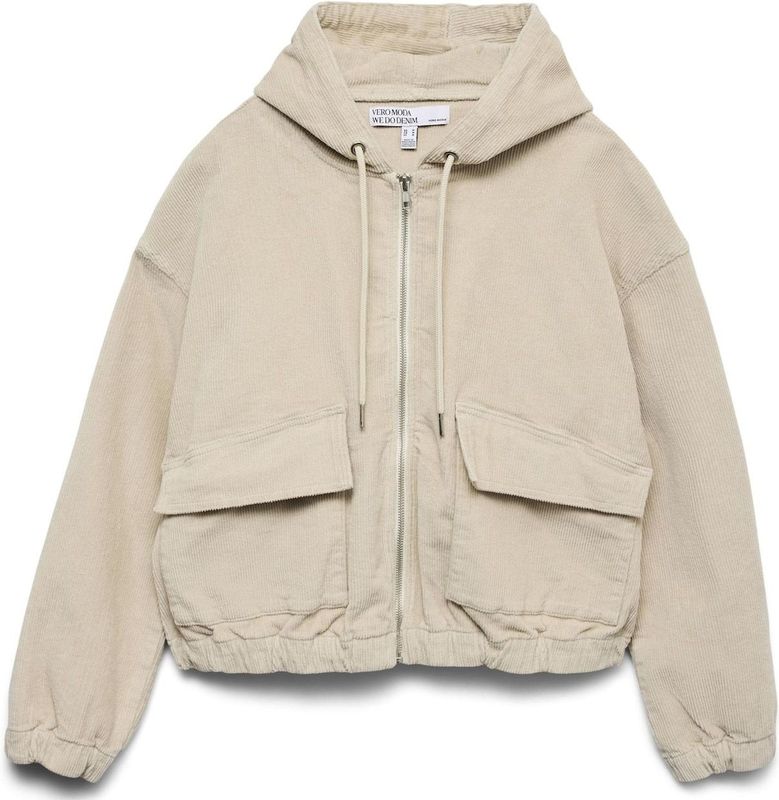 Vmalix - Corduroy Jas - Tussenjas - Met Capuchon - Ritssluiting