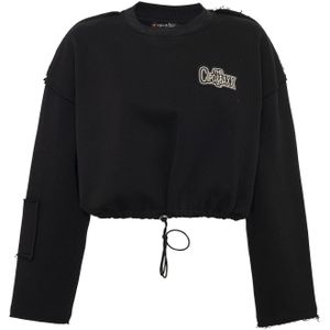 CIPO & BAXX Sweatshirt 'WL370'  zwart / wit