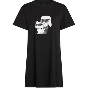 Karl Lagerfeld Nachthemd  nude / zwart / wit