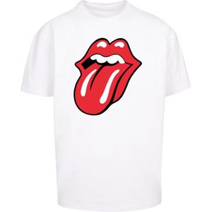 F4NT4STIC Shirt 'The Rolling Stones '  rood / zwart / wit