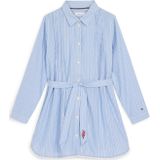 Jurk - Gestreept - Katoen - Knoopsluiting - Polokraag - Lange Mouw