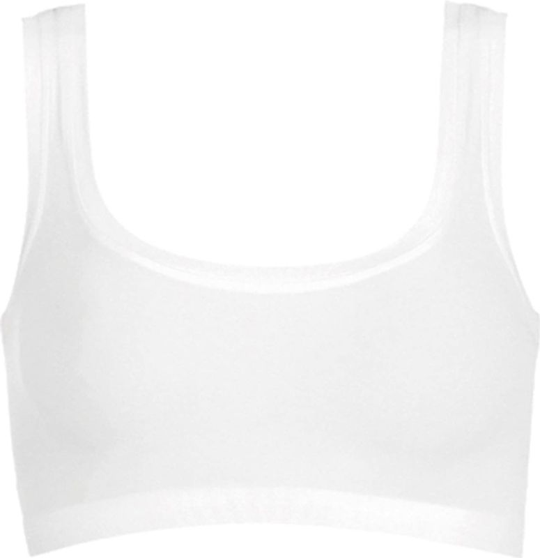 Hanro - Touch Feeling - BH - Wit - Soft Cup Bustier Zonder Beugel