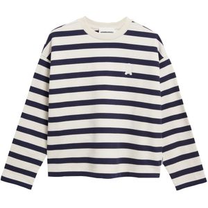 Armedangels - Frankaa - Sweatshirt - Oversized Pasvorm - Ronde Hals - Gestreept