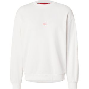 HUGO Sweatshirt 'Dubraxo'  beige / rood / zwart