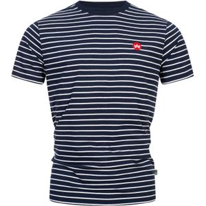 Kronstadt Shirt 'Timmi'  nachtblauw / wit