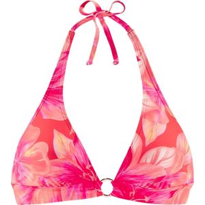 Look - Gedessineerd - Bikinitop - Perzik - Zonder Beugels - Verwijderbare Softcups