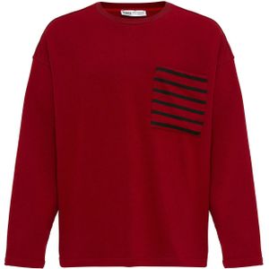 VAMOS CLO Sweatshirt  bourgogne / zwart