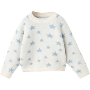 MANGO KIDS Trui 'STARRY'  champagne / opaal