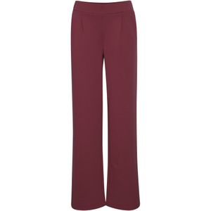 b.young Bandplooibroek 'Rizetta'  wijnrood