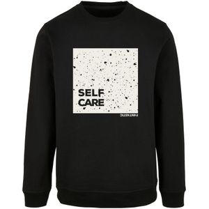 F4NT4STIC Sweatshirt 'SELF CARE'  zwart / wit