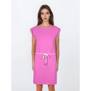 salzhaut - Jurk 'USSELIG - UNI' - Pink/Wit - Blousejurken