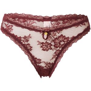 Boux Avenue String 'CARISSA'  donkerrood