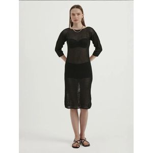 Hiccup Gebreide jurk  zwart