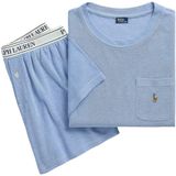 Polo Ralph Lauren - Pyjama - Azuur/Zwart/Wit - 2-delig