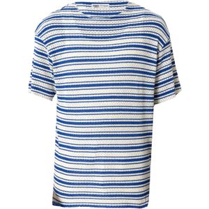 VAMOS CLO Shirt  blauw / wit