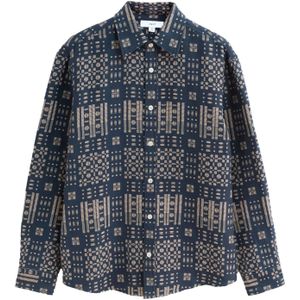 Next Overhemd  crème / indigo