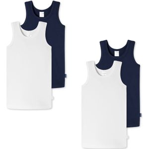 SCHIESSER Onderhemd  navy / wit