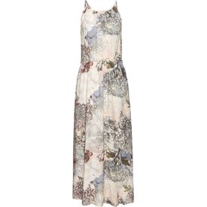 Jurken - Roze/Paars - All-over Print - Mouwloos - Spaghettibandjes