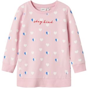 NAME IT - NMFLIA - Tuniek Sweater - Marineblauw - Meisje