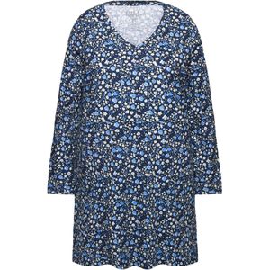 Ulla Popken Shirt  blauw gemêleerd