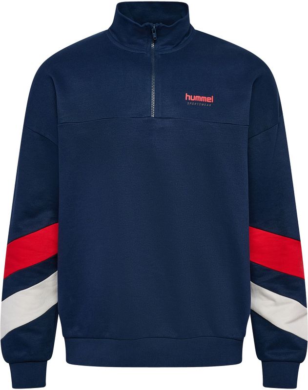 Hummel - hmlOVERSIZED HALFZIP SPORTSWEAR - Sweatshirt - Biokatoen