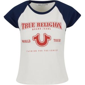 True Religion Shirt  navy / rood / wit